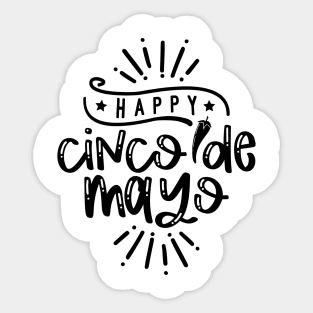 Happy Cinco De Mayo Sticker